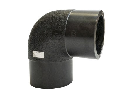 Отвод литой 90° PN16 SDR11 PE100 D160 Отвод литой 90° PN16 SDR11 PE100 D160