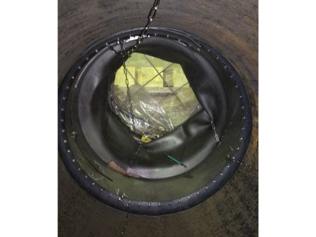 Пневматическое заглушающее перекрытие LAMPE тип 1-1000, 400-1000 мм., применение