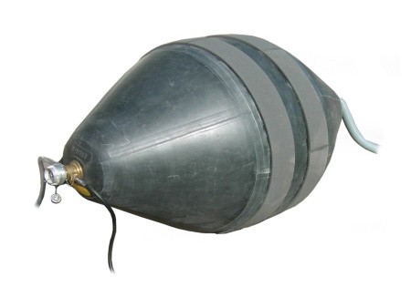 Пневматическое заглушающее перекрытие LAMPE тип 1-400, с байпасом и со специальным уплотнением