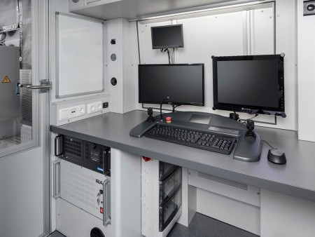 Стационарная проф. телеинспекционная роботизированная система на длину 500 м, пример переоборудования